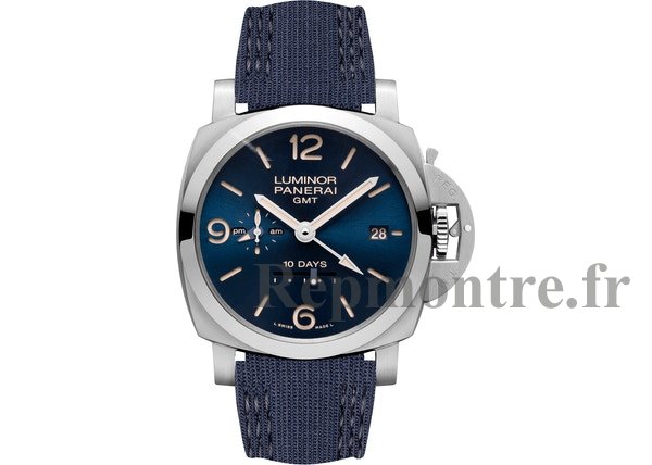 Réplique Panerai Luminor GMT 10 jours 44mm Acier Pam00986 - Cliquez sur l'image pour la fermer