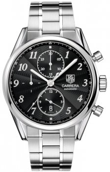 Réplique Tag Heuer Carrera Calibre 16 Heritage Automatique Chronographe 41mm CAS2110.BA0730