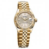 Réplique Rolex Oyster Perpetual Lady-Datejust 28 or jaune 279178