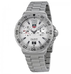 Tag Heuer Formula 1 blanc Dial Inoxydable Acier WAU111B.BA0858