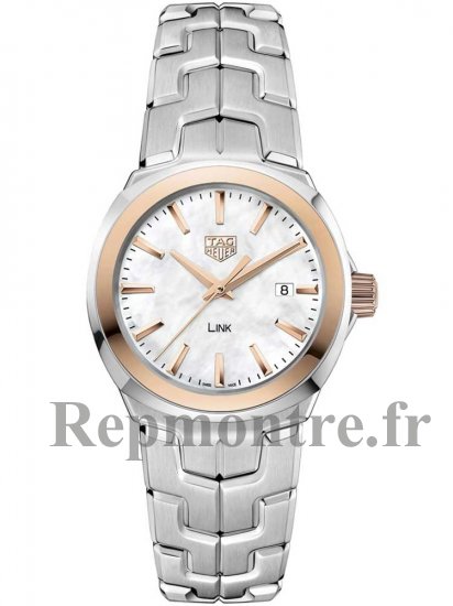 Réplique montre Tag Heuer Link Mere de Pearl Cadran Mes dames WBC1350.BA0600 - Cliquez sur l'image pour la fermer