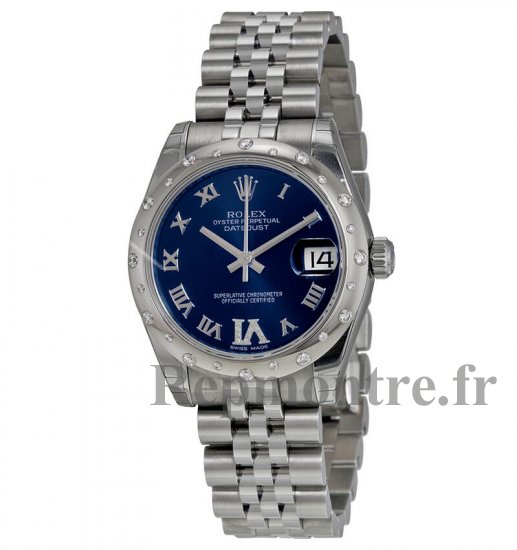 Réplique Rolex Datejust Bleu Cadran Inoxydable Acier Diamant Automatique 178344BLRDJ - Cliquez sur l'image pour la fermer