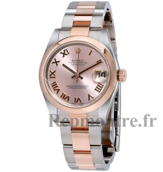 Réplique Rolex Datejust 31 Rose Cadran Acier et 18K Rose Or Oyster 178241PRO - Cliquez sur l'image pour la fermer