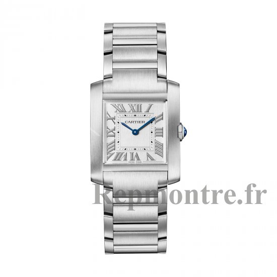 Cartier Tank Frannaise Replique montre Medium Quartz Acier WSTA0074 - Cliquez sur l'image pour la fermer