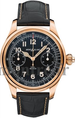 Réplique Montblanc 1858 Chronographe Tachymetre Montre Homme 112637 - Cliquez sur l'image pour la fermer