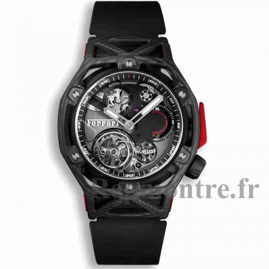 Réplique montre Hublot Techframe Ferrari Tourbillon Carbun 45mm 408.QU.0123.RX - Cliquez sur l'image pour la fermer