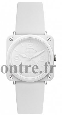 Réplique Bell & Ross Aviation Quartz Midsize Montre BR-S blanc Ceramic Phantom - Cliquez sur l'image pour la fermer