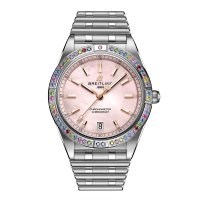 Breitling Chronomat Automatique 36 Mer du Sud Rose Bracelet en acier inoxydable Dames Replique montre G10380BB1K1G1