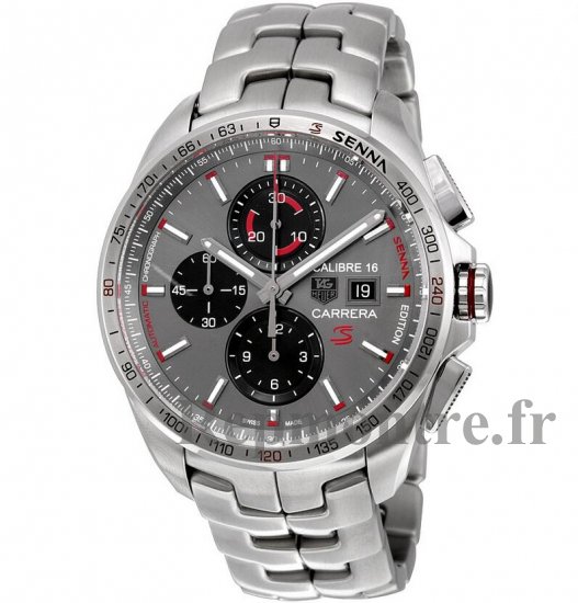 Tag Heuer Carrera Chronographe Anthracite Dial Inoxydable Acier CBB2010.BA0906 - Cliquez sur l'image pour la fermer