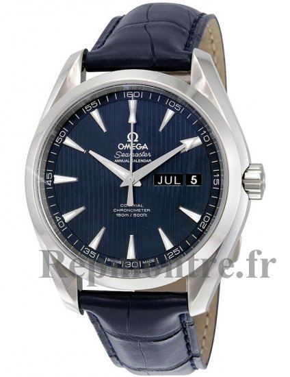 Réplique Omega Aqua Terra Co-Axial Annual Calendar Bleu Cadran 231.13.43.22.03.002 - Cliquez sur l'image pour la fermer