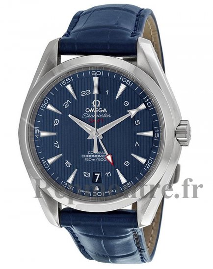 Réplique Omega Seamaster Aqua Terra Bleu Cadran GMT 231.13.43.22.03.001 - Cliquez sur l'image pour la fermer