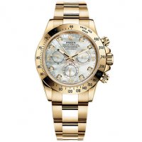 Réplique Rolex Daytona Mere De Pearl Cadran De Diamant Oyster Bracelet Montre Homme