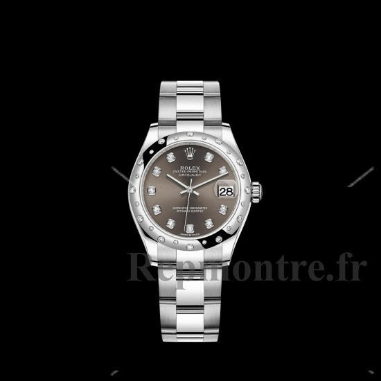 Réplique Rolex Datejust 31 combination of Oystersteel and 18 ct white gold M278344RBR-0007 - Cliquez sur l'image pour la fermer