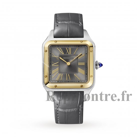 Cartier Santos-Dumont Copie montre Grande Or Jaune Haute Autonomie Quartz W2SA0028 - Cliquez sur l'image pour la fermer