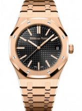 Replique Audemars Piguet Royal Oak Automatique 50e Anniversaire Ou Rose 41mm Cadran Noir 15510OR.OO.1320OR.02