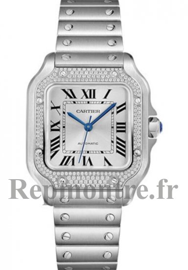 Replique Cartier Santos Medium Diamond With Interchangeable W4SA0005 - Cliquez sur l'image pour la fermer