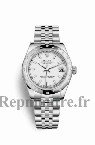 Réplique montre Rolex Datejust 31 Blanc Role blanc 178344 Blanc Cadran m178344-0045 - Cliquez sur l'image pour la fermer