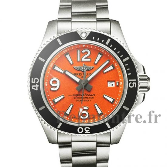 AAA Réplique Montre Breitling Superocean II 42 Acier Orange A17366D71O1A1 - Cliquez sur l'image pour la fermer