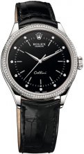 Réplique Rolex Cellini Time 18ct Or blanc 50609RBR