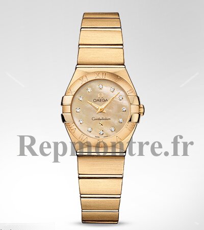 Réplique Omega Constellation Quartz 24MM Dames Montres 123.50.24.60.57.001 - Cliquez sur l'image pour la fermer