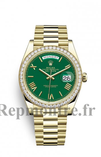 Replique Rolex Day-Date 40 18 ct Jaune Or M228348RBR-0040 - Cliquez sur l'image pour la fermer