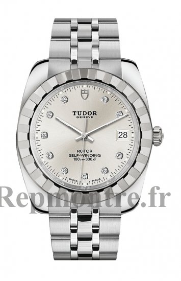 Réplique Tudor Classic 38 mm en acier inoxydable M21010-0012 - Cliquez sur l'image pour la fermer