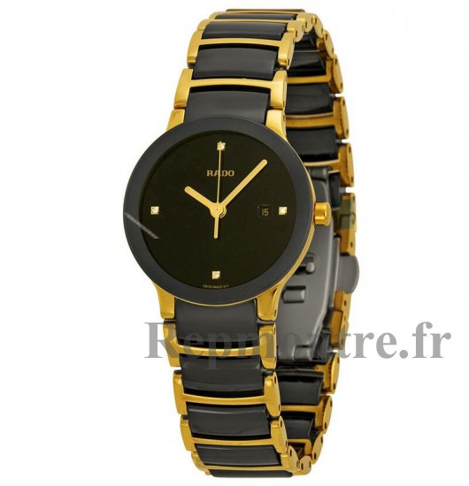 Rado Centrix Jubile Noir Dial Two Tone Ceramic Réplique Montre R30930712 - Cliquez sur l'image pour la fermer