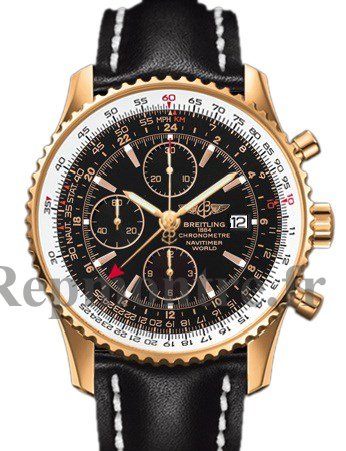 Réplique Breitling Navitimer Monde 18K Or Rose Montre H24322 - Cliquez sur l'image pour la fermer