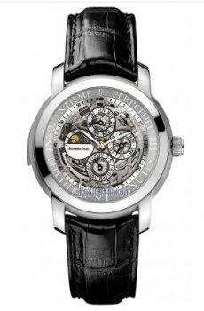 Réplique Audemars Piguet Jules Audemars Skeleton Minute Repeater Perpetual Calendar 26063PT.OO.D002CR.01