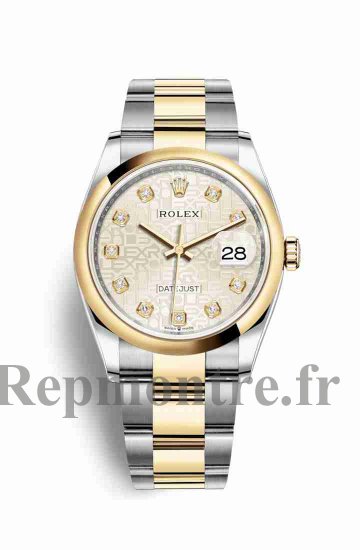 Réplique montre Rolex Datejust 36 Jaune Roles jaune 18 ct 126203 m126203-0028 - Cliquez sur l'image pour la fermer