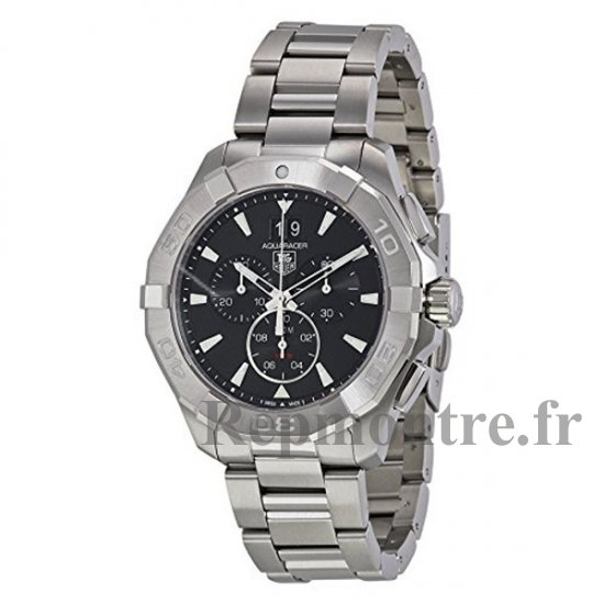 Tag Heuer Aquaracer Chronographe Automatique Cadran Noir En Acier Inoxydable CAY2110.BA0927 Homme Repliuqe Montre - Cliquez sur l'image pour la fermer