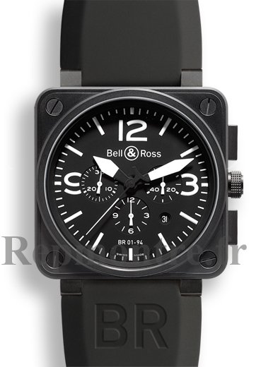 Réplique Bell & Ross BR 01-94 Chronographe de carbone Montre - Cliquez sur l'image pour la fermer