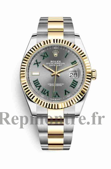 Réplique de montre Rolex Datejust 41 Jaune Roles jaune 18 ct 126333 Slate Cadran m126333-0019 - Cliquez sur l'image pour la fermer