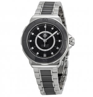 Tag Heuer Formula 1 diamant Acier Noir Ceramic Dames WAU2210.BA0859