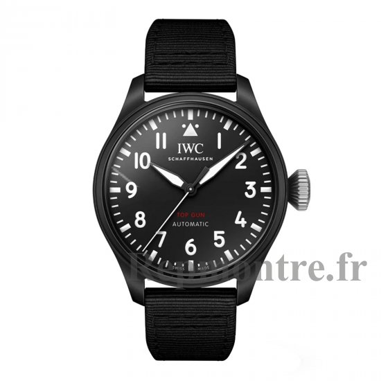 IWC Big Pilot Top Gun 43 mm Copie montre homme Noir IW329801 - Cliquez sur l'image pour la fermer