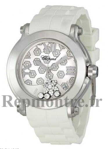 Chopard Happy Sport II Snowflake Dames Réplique Montre 278475-3015 - Cliquez sur l'image pour la fermer