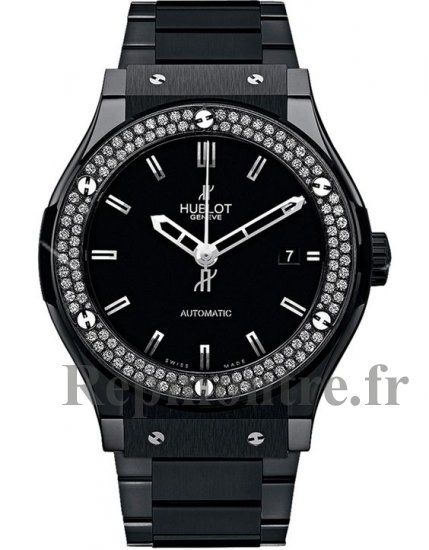 Hublot Classic Fusion black Magic Diamants 511.CM.1170.CM.1104 - Cliquez sur l'image pour la fermer