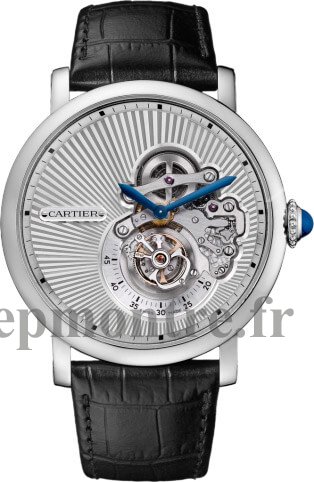 Réplique Montre Rotonde de Cartier Flying Tourbillon reversed dial - Cliquez sur l'image pour la fermer