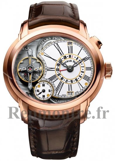 Réplique Audemars Piguet Millenary Quadriennium montre 26149OR.OO.D803CR.01 - Cliquez sur l'image pour la fermer