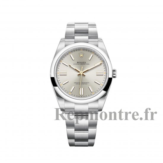 Réplique de Rolex Oyster Perpetual 41 Bracelet Oyster Cadran Argent M124300-0001 - Cliquez sur l'image pour la fermer