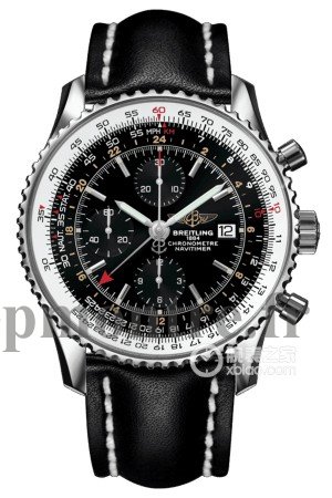 AAA Réplique Montre Breitling Navitimer World Chronographe Automatique Chronometer Cadran noir pour hommes - Cliquez sur l'image pour la fermer