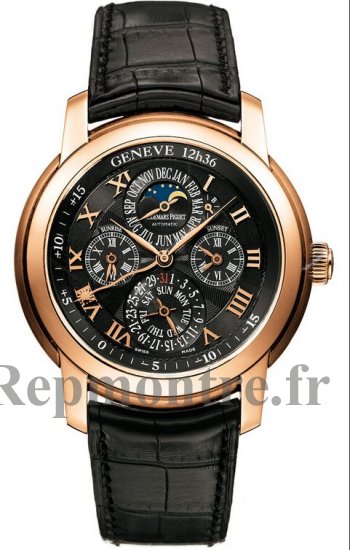 Réplique Audemars Piguet Jules Audemars Equation of Time montre 26003OR.OO.D002CR.01 - Cliquez sur l'image pour la fermer