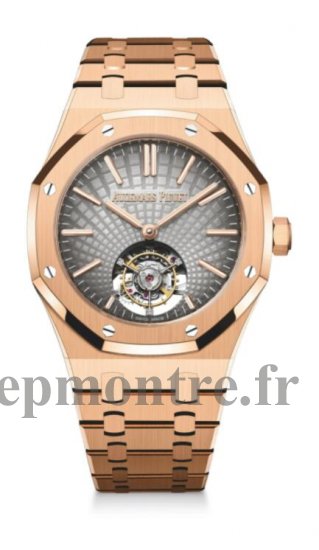 Replique Audemars Piguet Royal Oak Self-Winding Flying Tourbillon Pink Gold 26530OR.OO.1220OR.01 - Cliquez sur l'image pour la fermer