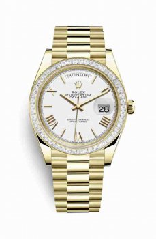 Réplique de montre Rolex Day-Date 40 jaune 18 ct 228398TBR m228398tbr-0033