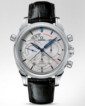 Réplique Omega De Ville Co-Axial Rattrapante hommes Montre 4847.30.31