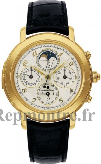 Réplique Audemars Piguet Jules Audemars Grand Complication montre 25866BA.OO.D002CR.01 - Cliquez sur l'image pour la fermer