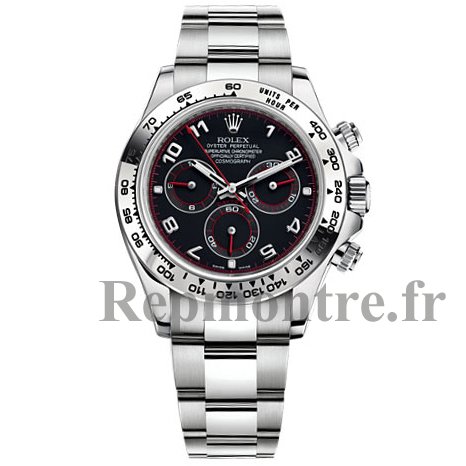 Réplique Rolex Daytona Cadran Argente Arabe Bracelet Oyster Or Blanc 18 Carats - Cliquez sur l'image pour la fermer