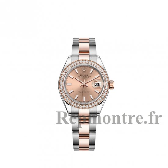 Replique Rolex Lady-Datejust Everose Rolesor Oystersteel 18 ct gold M279381RBR-0024 - Cliquez sur l'image pour la fermer