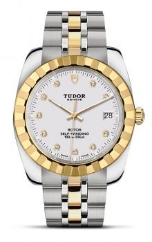 Réplique montre Tudor Classic 38 mm en acier inoxydable M21013-0006