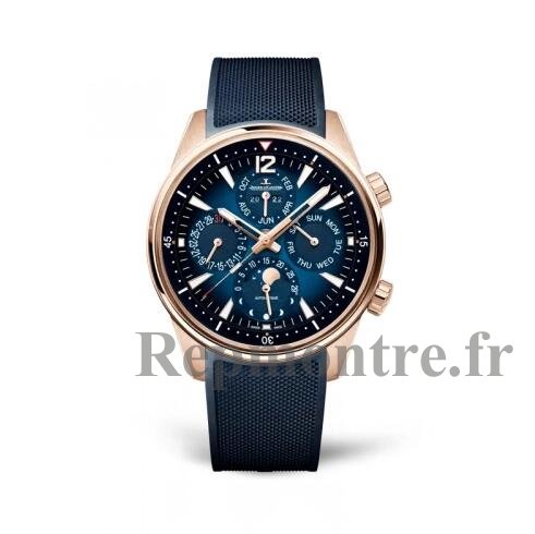 Copie de Jaeger-LeCoultre Polaris Perpetual Calendar Or rose Bleue Dial Q9082680 - Cliquez sur l'image pour la fermer